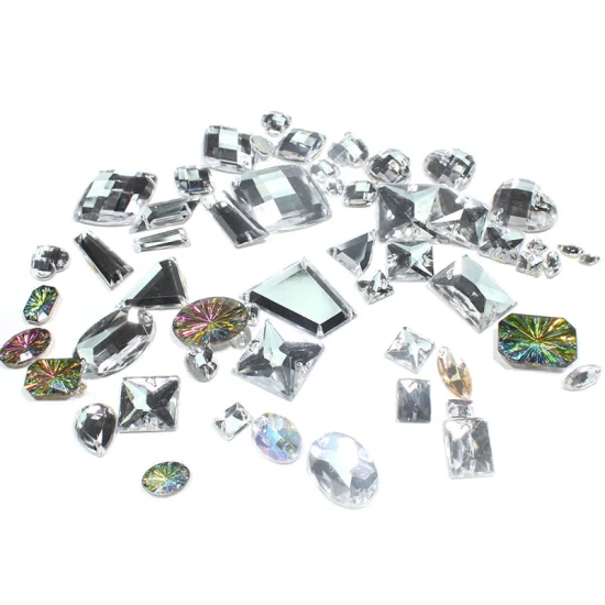 K9 strass di cristallo di vetro a goccia a forma di pera strass fantasia per la creazione di gioielli/indumenti